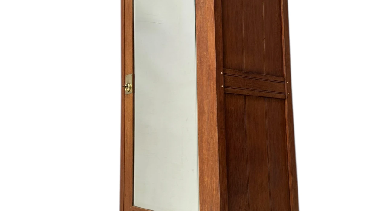 Arts & Crafts One-Door Armoire or Wardrobe Onder den Sint Maarten Style, 1900s